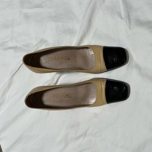 Vintage Chanel Block Heel Pumps